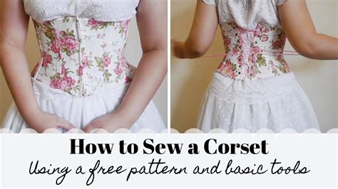 corset pattern underbust|free printable corset pattern.